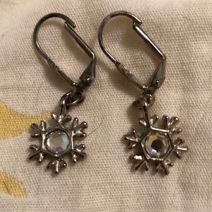 Snowflake Vintage Sun-Catcher Earrings